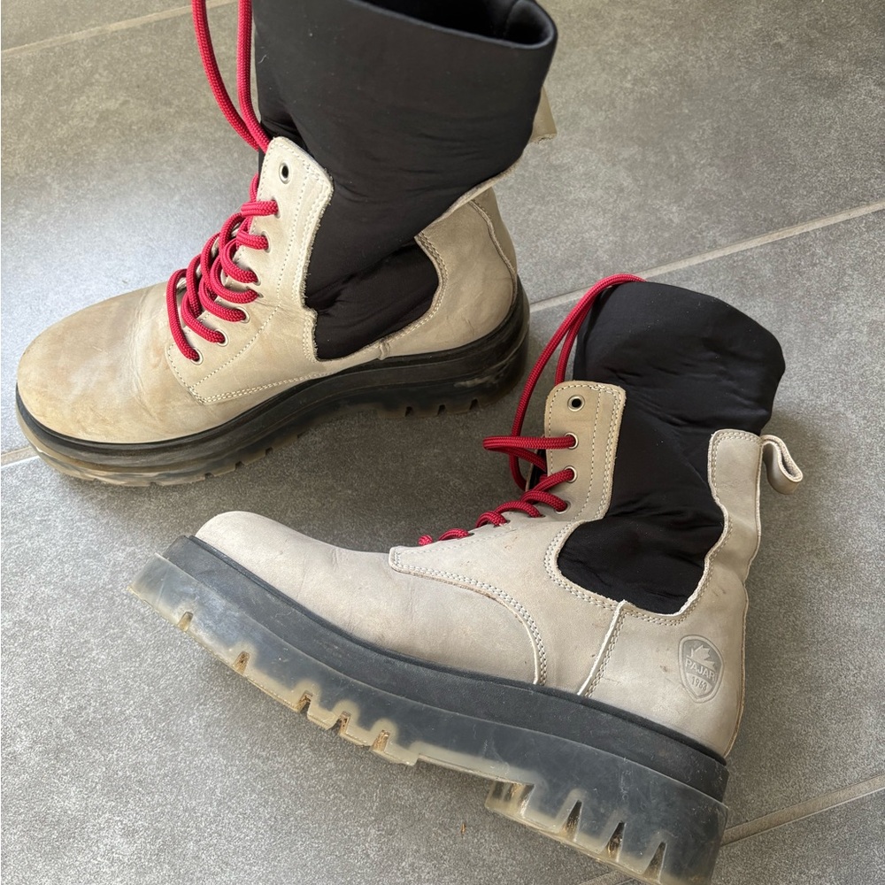 Pajar Black and Cream Women's Boots - Picture 5 of 8